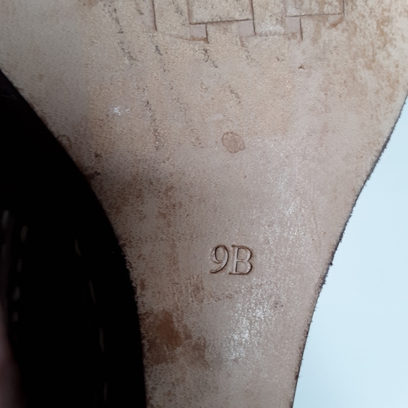 Cole Haan brown wedge with topstitching - Picture 8 of 8